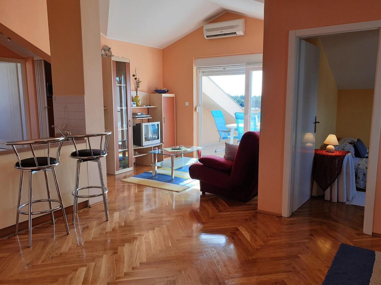 Apartment Valamar Novalja Bagian luar foto